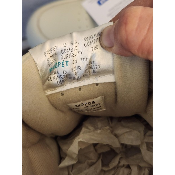 Propet Life Walker Strap Shoes Mens Size 13 White Leather Walking Sneakers M3705 - Picture 11 of 14